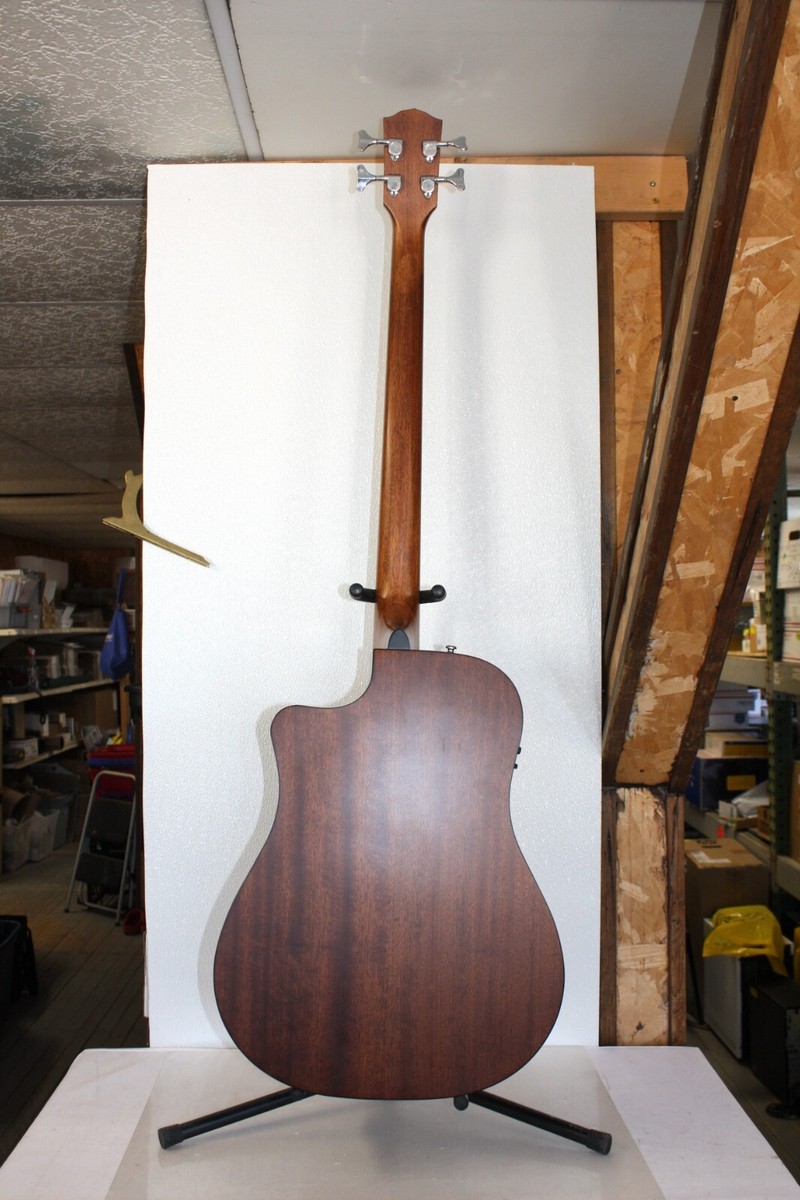 2014 Fender CB-100CE Acoustic Bass Guitar With Hard Shell Case
