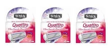 Schick Quattro for Women Razor Blade Cartridges, Ultra Smooth, 4 Ct. (3 Pack)