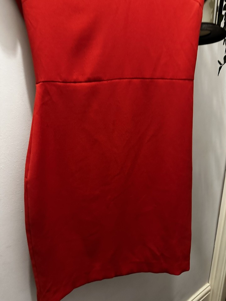 Red zara dress size small perfect for Occasion /wedding/party/xmas