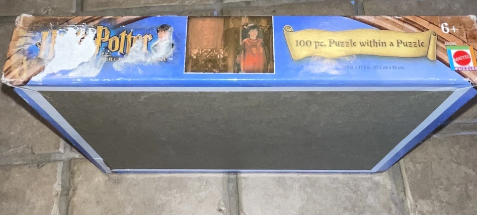 VTG Mattel Harry Potter Sorcerer's Stone 100 Piece Puzzle In a Puzzle 2001 Rare! - Image 4 of 4