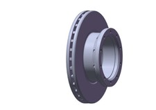 APEC Brake Disc 430 mm Internally Vented For Mazda Premacy 1999-2005 DSK7054
