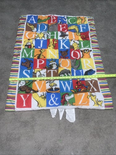 Dr Seuss ABC Baby Crib NURSERY Blanket Toddler By Trend Lab - Picture 2 of 4