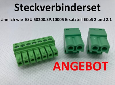 Connector set similar to ESU 50200.SP.10005 spare part ECoS 2 and 2.1