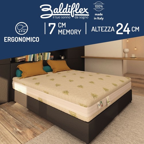 Colchón Un Cuadrado Y Medio Espuma Viscoelástica Memorex 7 Por Baldiflex - Imagen 6 de 6