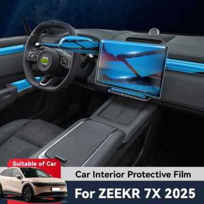 Central Control Screen TPU Navigation interior Protection Film For ZEEKR 7X EV