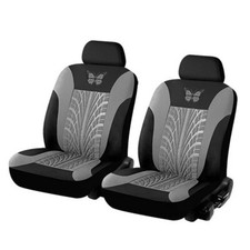 Car 2 Front Seats Covers Cushion Protector Truck Styling Butterfly Pattern Gray Car 2 Front Seats Covers Cushion Protector Truck Styling Butterfly Pattern Gray