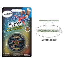 Silver Sparkle Stretch Magic 5 meter Spool 1mm Diameter stretchy cord DIY