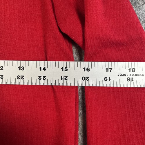 Lands End Top, Girls Long Sleeve Crew Neck, Size 14, Red - Picture 3 of 6