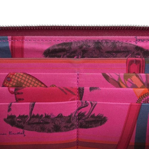 HERMES Zip Around Long Wallet Azap Long Silk-In Long Wallet Ruby Epsom - Bild 7 von 9
