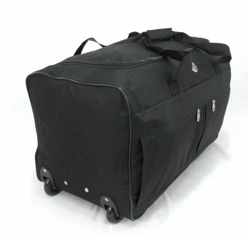 27" Wheel Case Cabin Approved Bag Holdall Trolley Luggage Weekend Duffle Bag - Picture 14 of 21