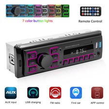 1 Din Autoradio RADIO USB Bluetooth FM Aux-In...