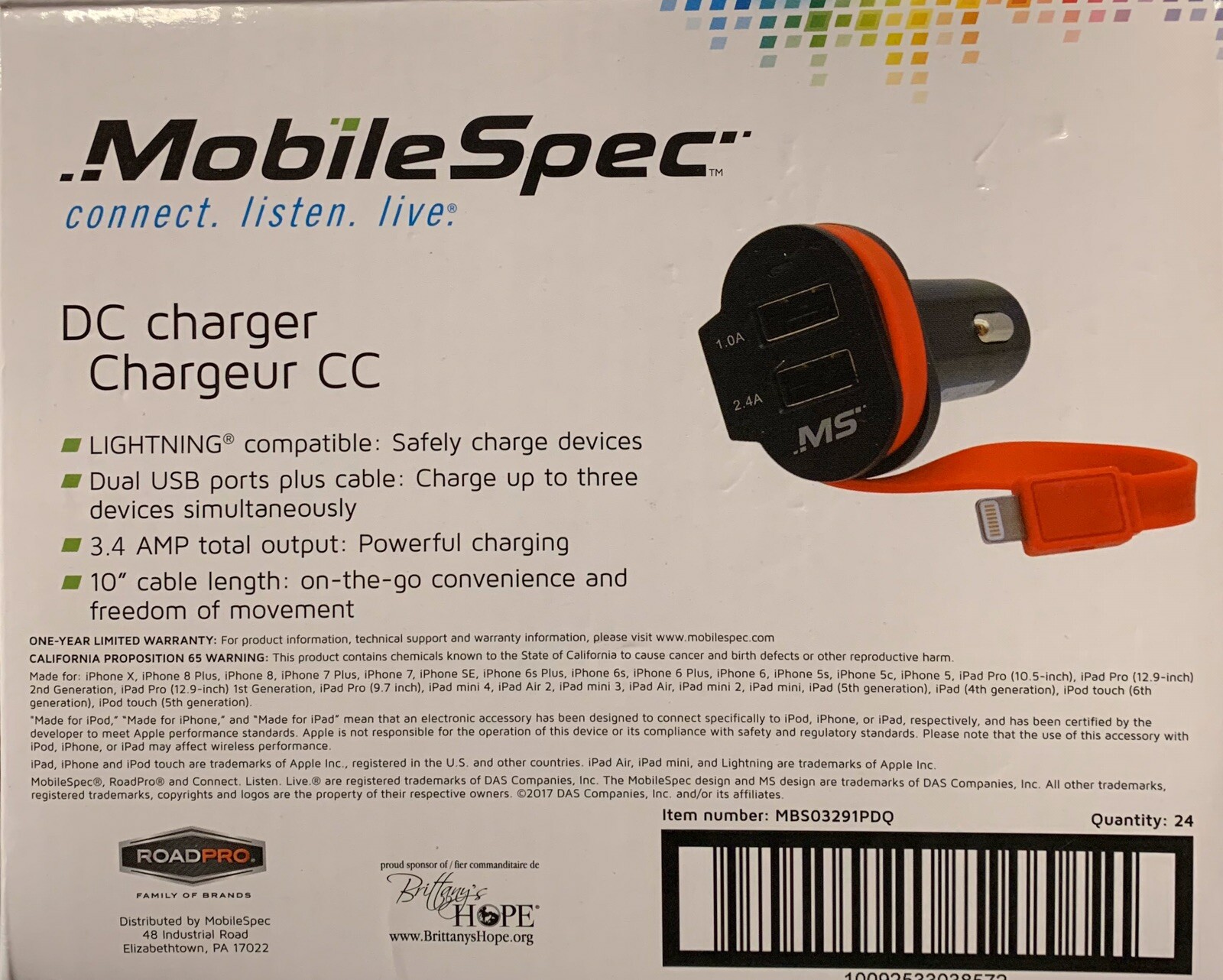 MobileSpec DC Charger MBS03291PDQ eBay
