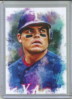 2022 IVAN RODRIGUEZ TR 2/5 ORIGINAL PRINT ART SKETCH CARD ARTIST SIGNED