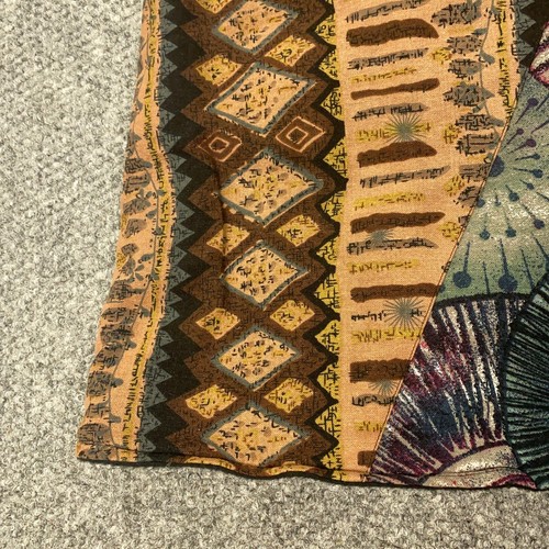 Sacred Threads Patchwork Jacket Small Boho Hippie Artsy Festival Rag Gypsy - Picture 17 of 20