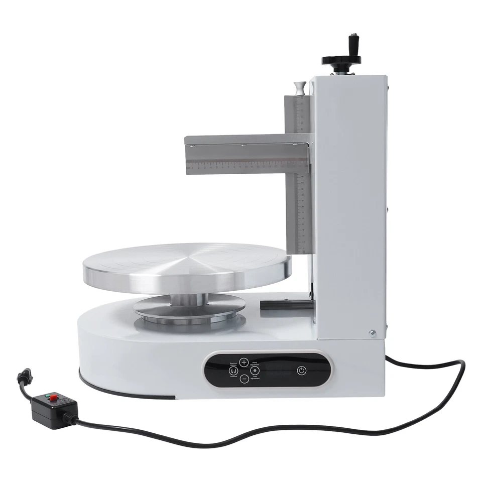 Máquina automática de decoración para untar pasteles de cumpleaños crema blanca para pasteles de 4-12" Foto 2 de 4