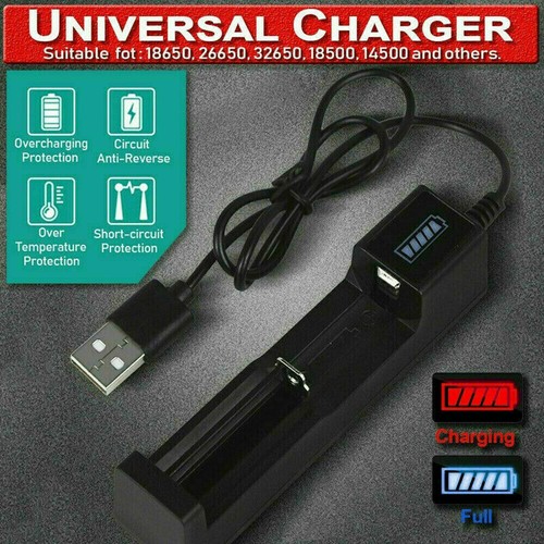 Smart USB Battery Charger 1 2 4 Slots for 3.7V Rechargeable Battery Charge - Picture 12 of 35