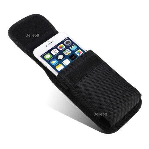 Handy Tasche Case Hülle Vertikal Holster Nylon Etui mit Gürtelclip&Schlaufe - Bild 10 von 12