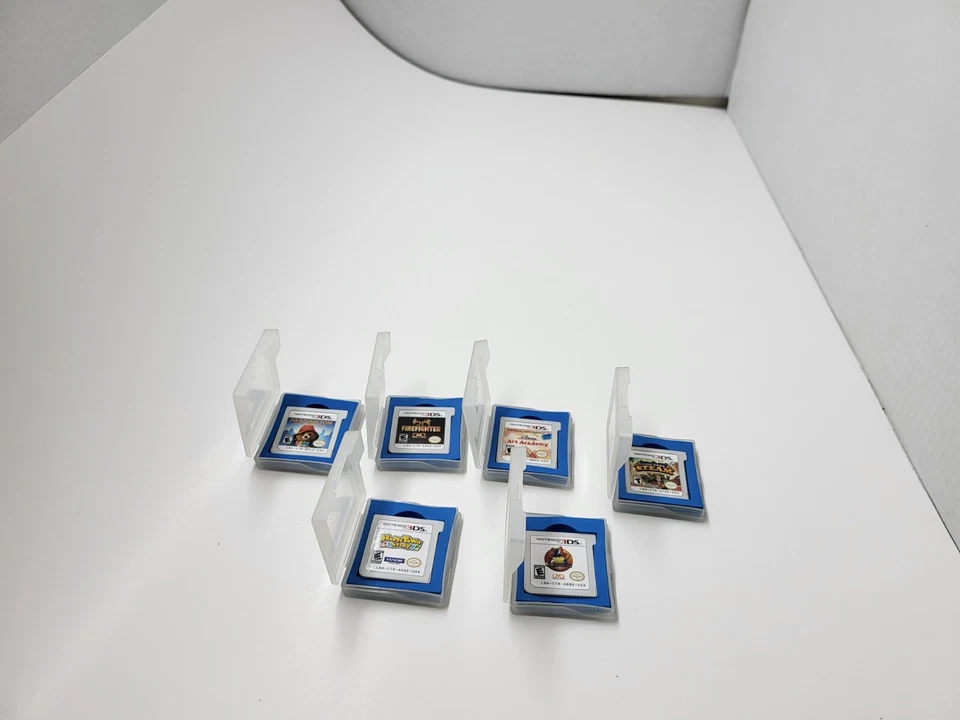 LOTE de 6 jogos para Nintendo 3DS Harvest Moon/Steam/NBA/Art Academy/Firefighter #N41 - Imagem 4 de 4