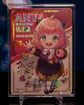 Anya Forger Spy X Family SP Goddess Story Signed Card HYSN-SP-02