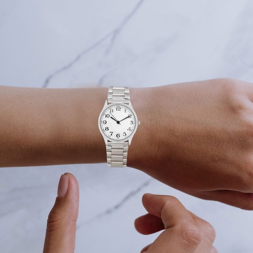 Pulsera de acero inoxidable hombre Miss correas de reloj de metal para hombre correas - Imagen 8 de 12