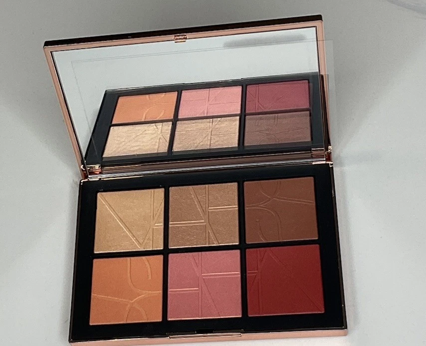 Paleta de mejillas NARS Orgasm On The Beach seis colores NUEVA Foto 3 de 3