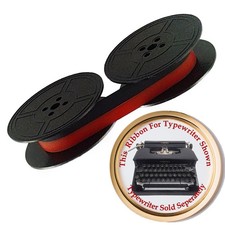 New Black Red Ink Ribbon for a 1930s Smith Corona Sterling Flattop Typewriter