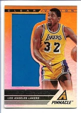 Magic Johnson 2013-14 Panini Pinnacle Clear Vision 1st Quarter #81 - Lakers