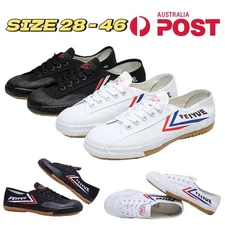 Adult Kid Feiyue Shoes Martial Art Parkour Sports Kung Fu Wushu Tai Chi Shoes AU
