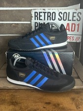 Adidas Originals ® Dragon OG Black Blue Suede UK Size 10 2016