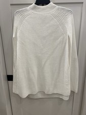 Lane Bryant Women's White Size 18/20 Cable Knit Poncho Sweater NWT 59.95