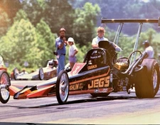 VRHTF VTG RARE VERY COOL JEGS JOHN COUGHLIN SUPER COMP DRAGSTER" HAND OUT