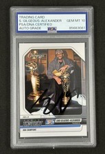 Shai Gilgeous Alexander Signed 2024-25 Panini Instant Champion Card PSA Auto 10