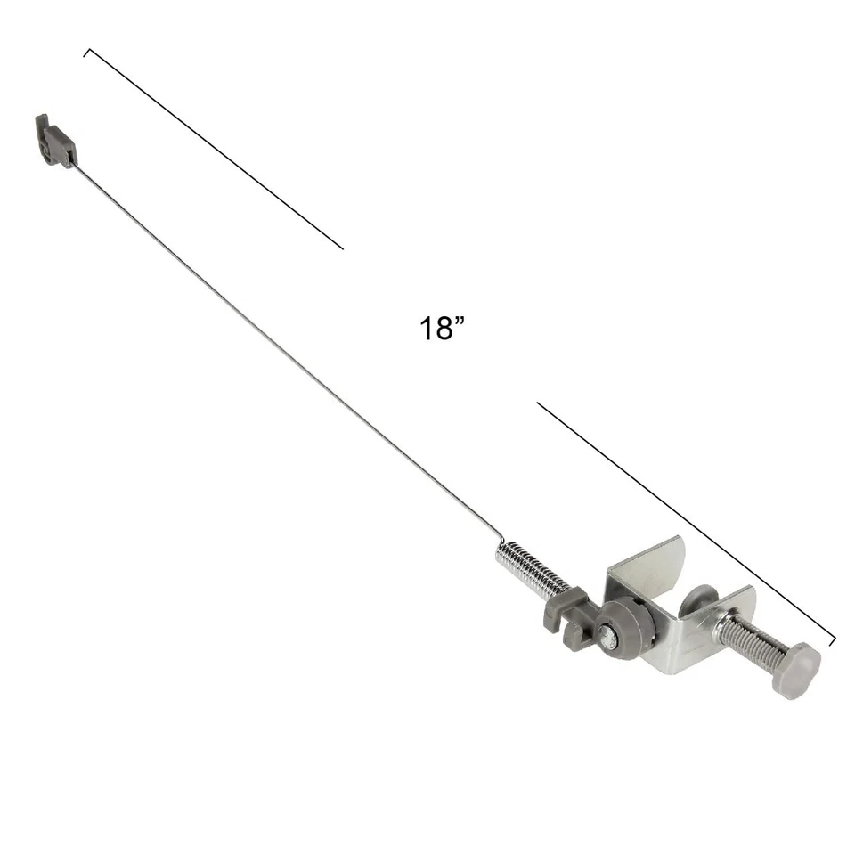 Household Essentials 175 Flexible Iron Cord Minder Silver Powder Coated 18-Inch - Image 4 of 4