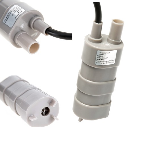 Pompe per acqua micro sommerse 12v DC 1,2A sollevamento alto 5M 600L/H - Foto 4 di 7