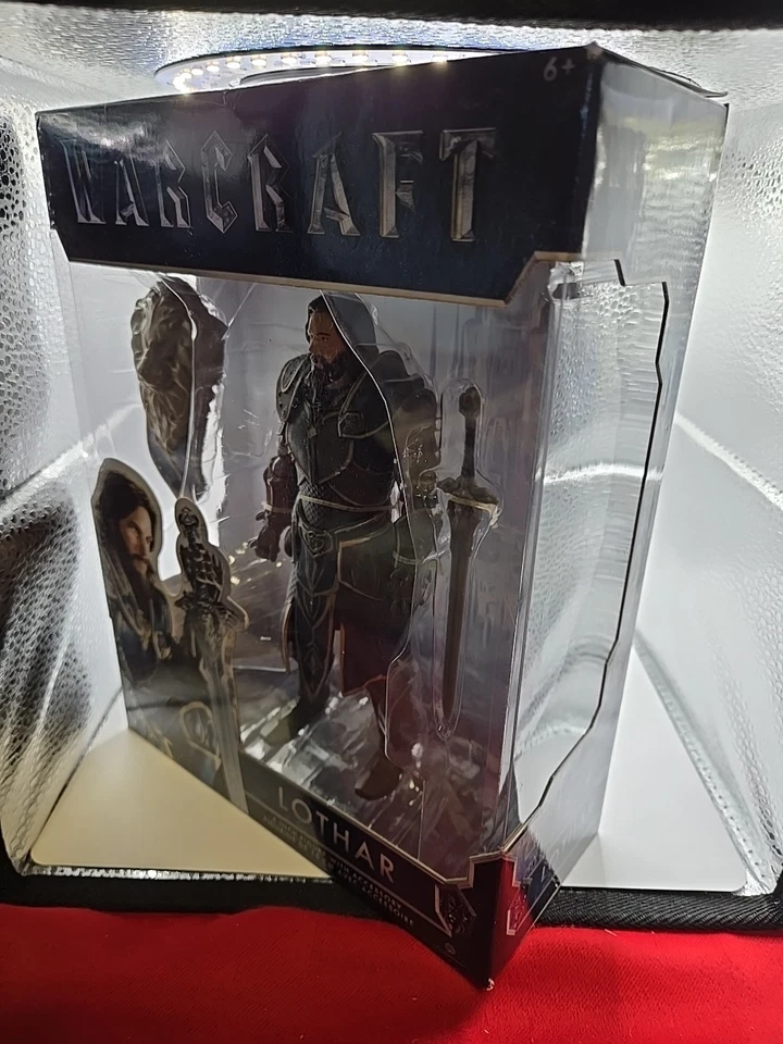 Warcraft Movie Action Figure LOTHAR 6-inch Jakks NEW IN BOX 2016 World of - Image 2 of 4