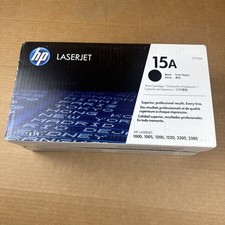 HP 15A Black Toner Cartridge Original LaserJet BRAND NEW SEALED Genuine OEM