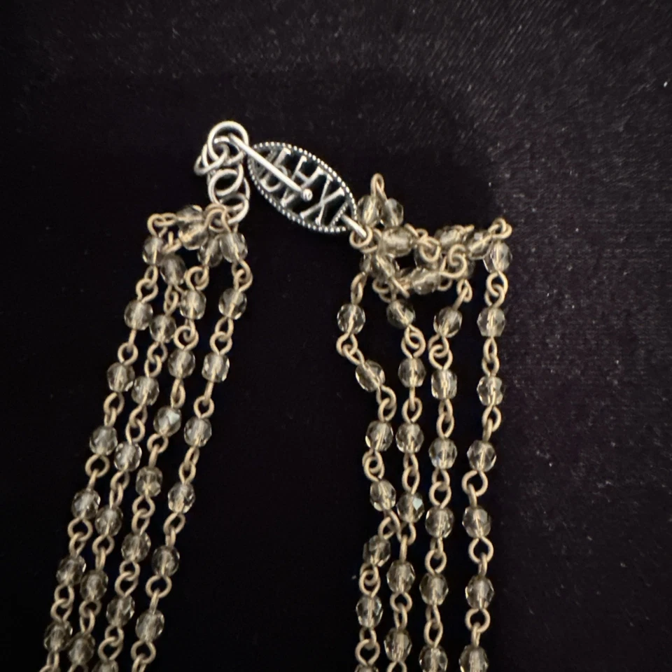 Collar PAX de Santos y Ángeles Vírgenes de los Diseños VSA con Cruces Cristal Cruz de la Paz Foto 4 de 4