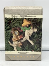1994 Hallmark Keepsake Ornament Roundup Time Folk Art Americana Collection