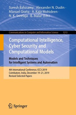 Suresh Balusamy (u. a.) | Computational Intelligence, Cyber Security and...