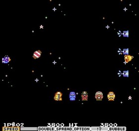 KONAMI Nintendo NES Horizontal Vertical Shoot'em Up PARODIUS Pal Gradius Nemesis