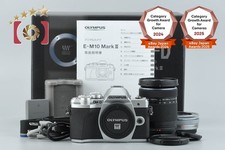 Olympus OM-D E-M10 Mark III Silver 16.1 MP 14-42 40-150 EZ Lenses w/ Box