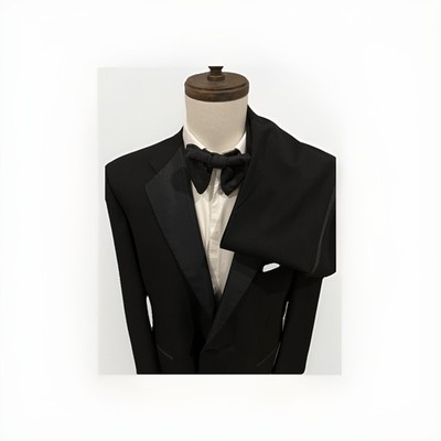 PRISTINE CORNELIANI MENS TUXEDO IT60L/US50L 41x34 MADE IN ITALY EXTRAFINE WOOL
