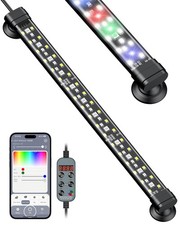 Bluetooth Aquarium Light for Plants, 6.5W Full Spectrum LED, 12 inch Submersible