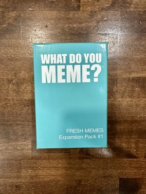 What Do You Meme? Fresh Memes Expansion Pack 1 New - Open Box #1 Cards
