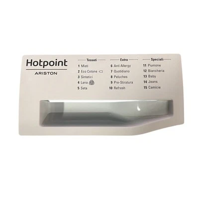 MANIGLIA VASCHETTA DETERSIVO LAVATRICE HOTPOINT INDESIT ORIGINALE C00536104