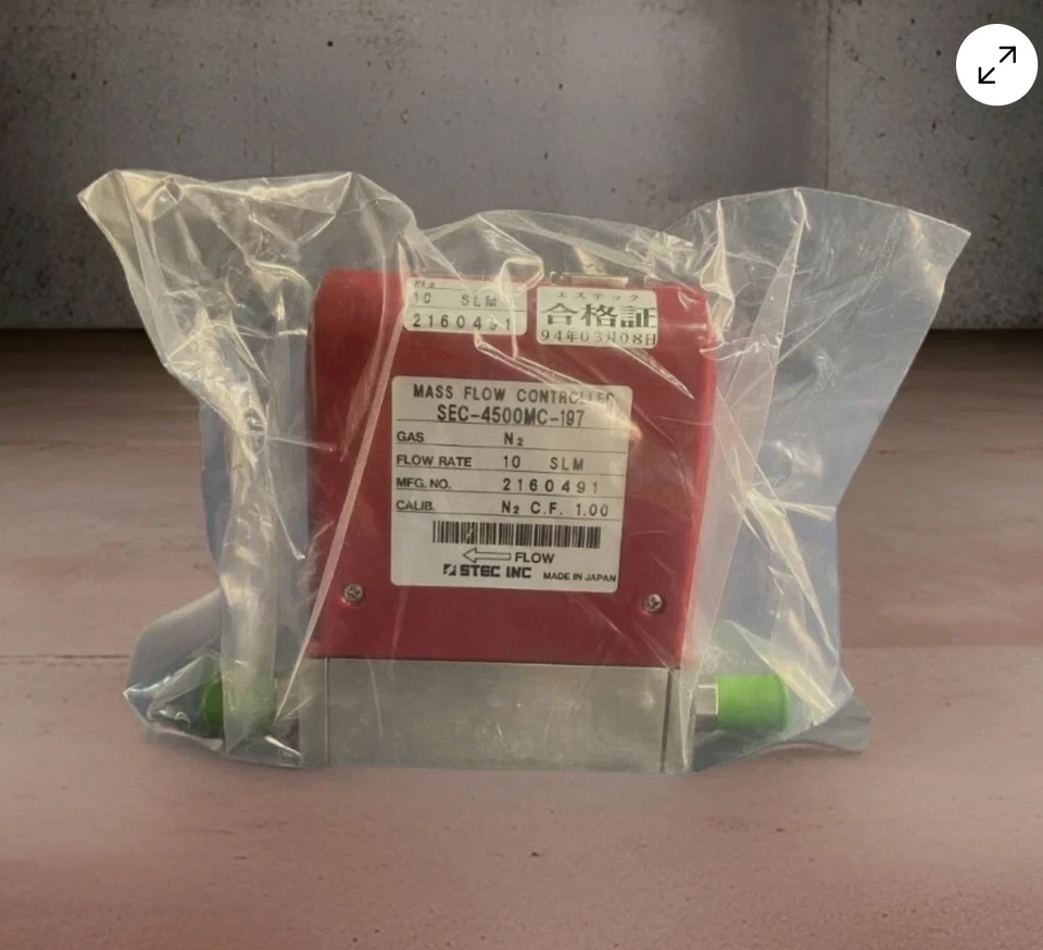 STEC SEC-4500MC-197 Mass Flow Controller MFC 10 SLM 10000 SCCM N2 Nitrogen Gas - Image 4 of 4