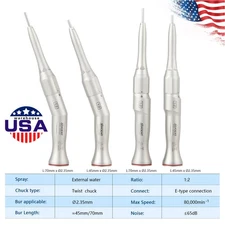 Dental Surgical Handpiece 20° Angle Straight Attachment 1:2 E-type NSK Style
