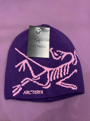New Arc'teryx Bird Head Toque Beanie Purple Merino Wool Winter Hat