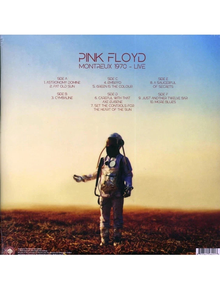 Pink Floyd - Montreux 1970 Live Vinyl Records New 3 Lp - Image 3 of 4