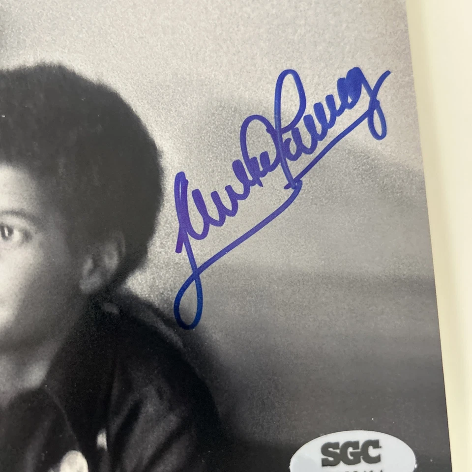 Foto firmada por Sandy Sr. Jr. y Roberto de los Yankees de Nueva York 8x10 tipo ll de The Alomar Foto 4 de 4